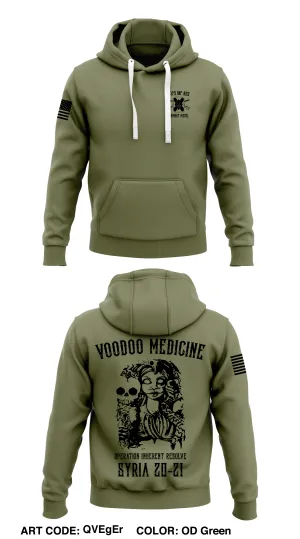 1-173 Inf. Reg. Medic Section Store 1  Core Men's Hooded Performance Sweatshirt - QVEgEr