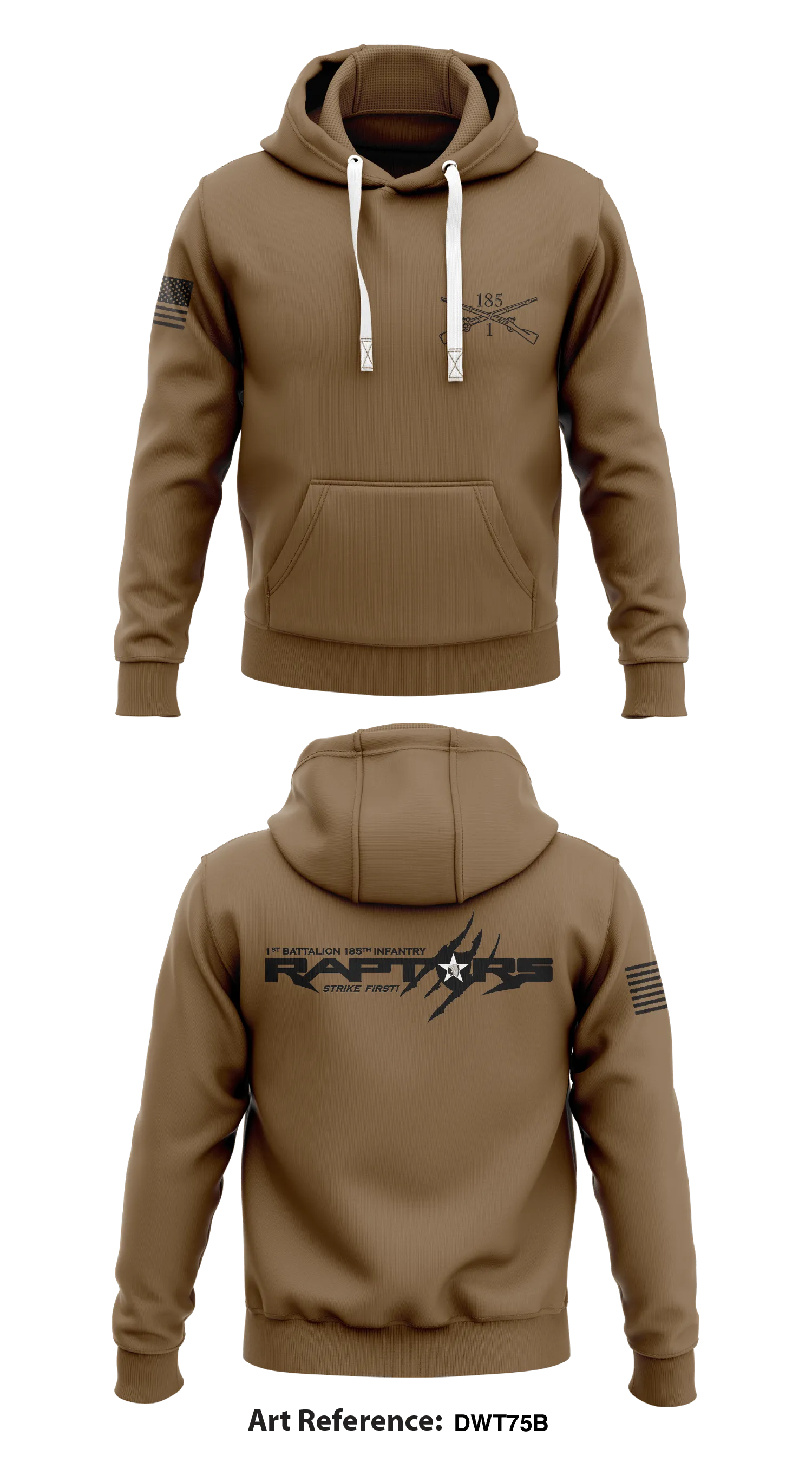 1-185 Stryker Infantry Store 1  Core Men's Hooded Performance Sweatshirt - DwT75B