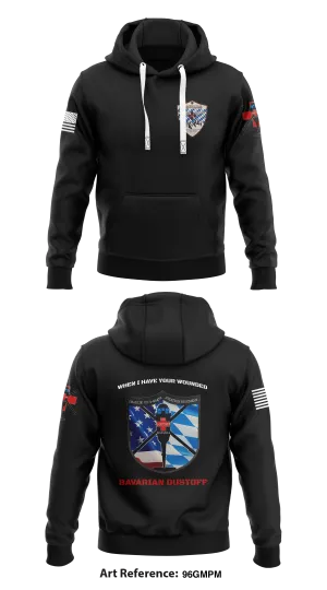 1-214th BAVARIAN DUSTOFF  Store 1  Core Men's Hooded Performance Sweatshirt - 96gMpm