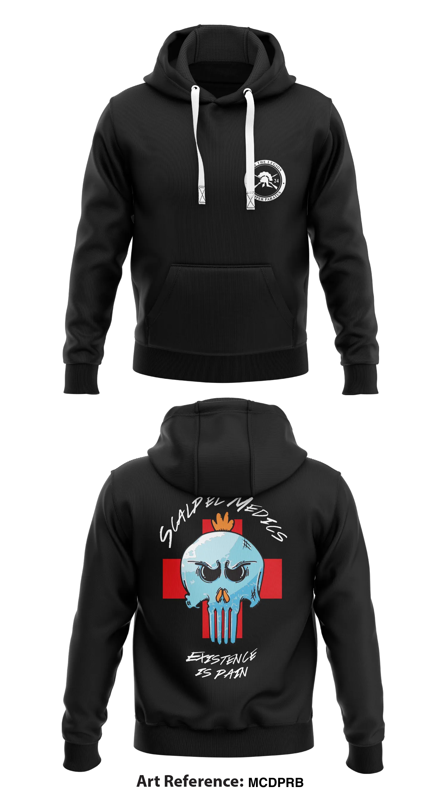 1-24 IN Store 1  Core Men's Hooded Performance Sweatshirt - Mcdprb