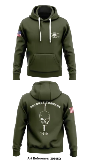 1-5 IN Bayonet Company Store 1  Core Men's Hooded Performance Sweatshirt - ZdS6EQ
