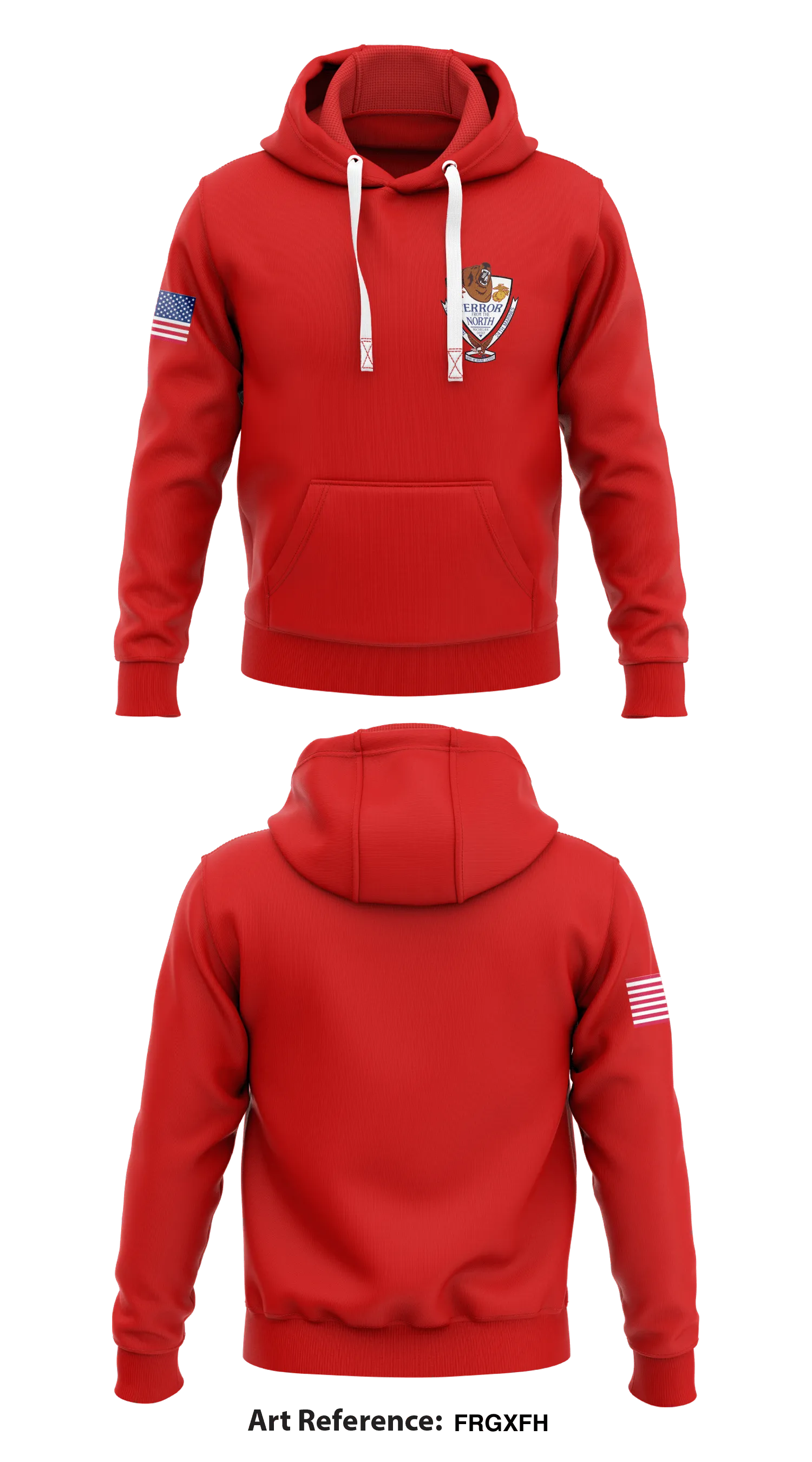 1/24 Alpha Co.  Core Men's Hooded Performance Sweatshirt - frGxfh