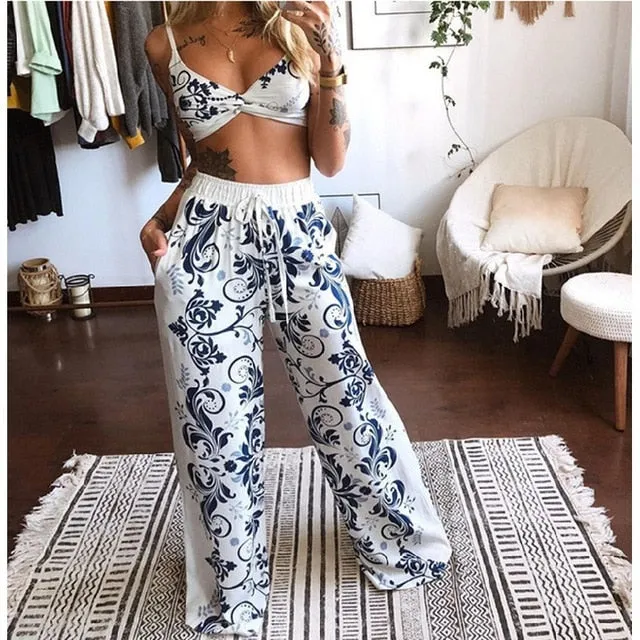 2 Pieces Summer Tracksuit Set