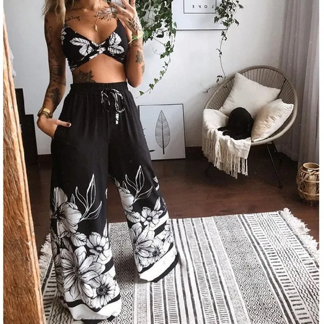 2 Pieces Summer Tracksuit Set