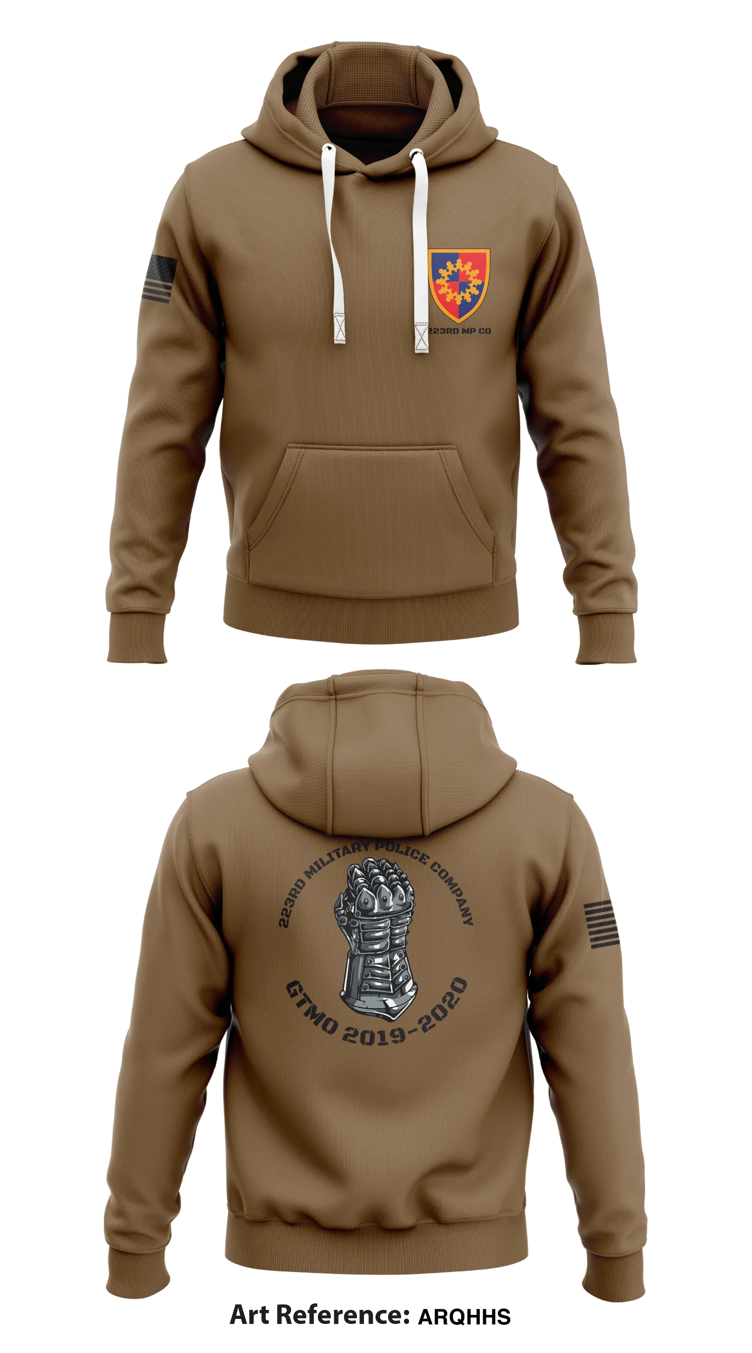223rd Military Police Company Store 1  Core Men's Hooded Performance Sweatshirt - aRQhhS