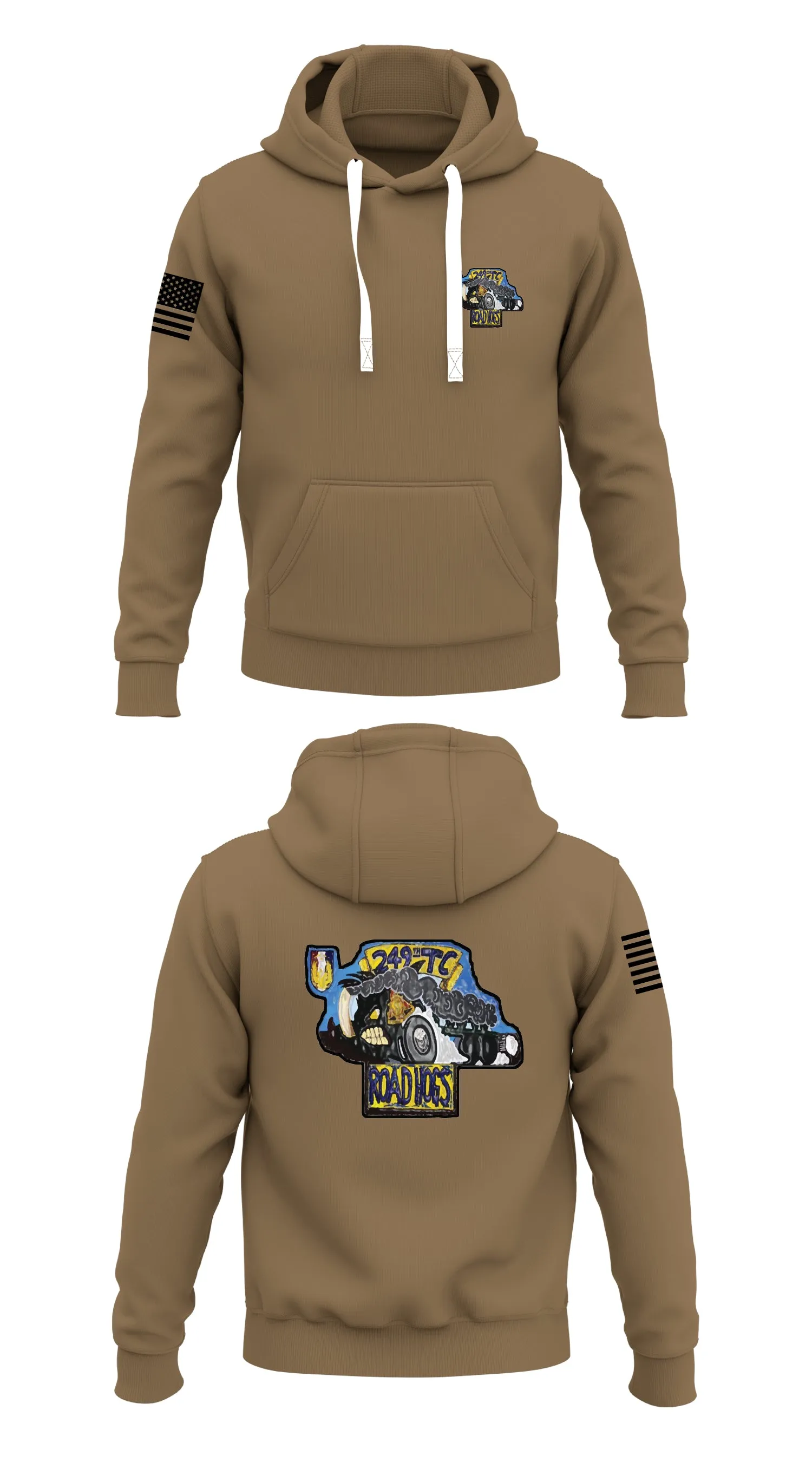 249th Transportation Company Store 1  Core Men's Hooded Performance Sweatshirt - 55346171554