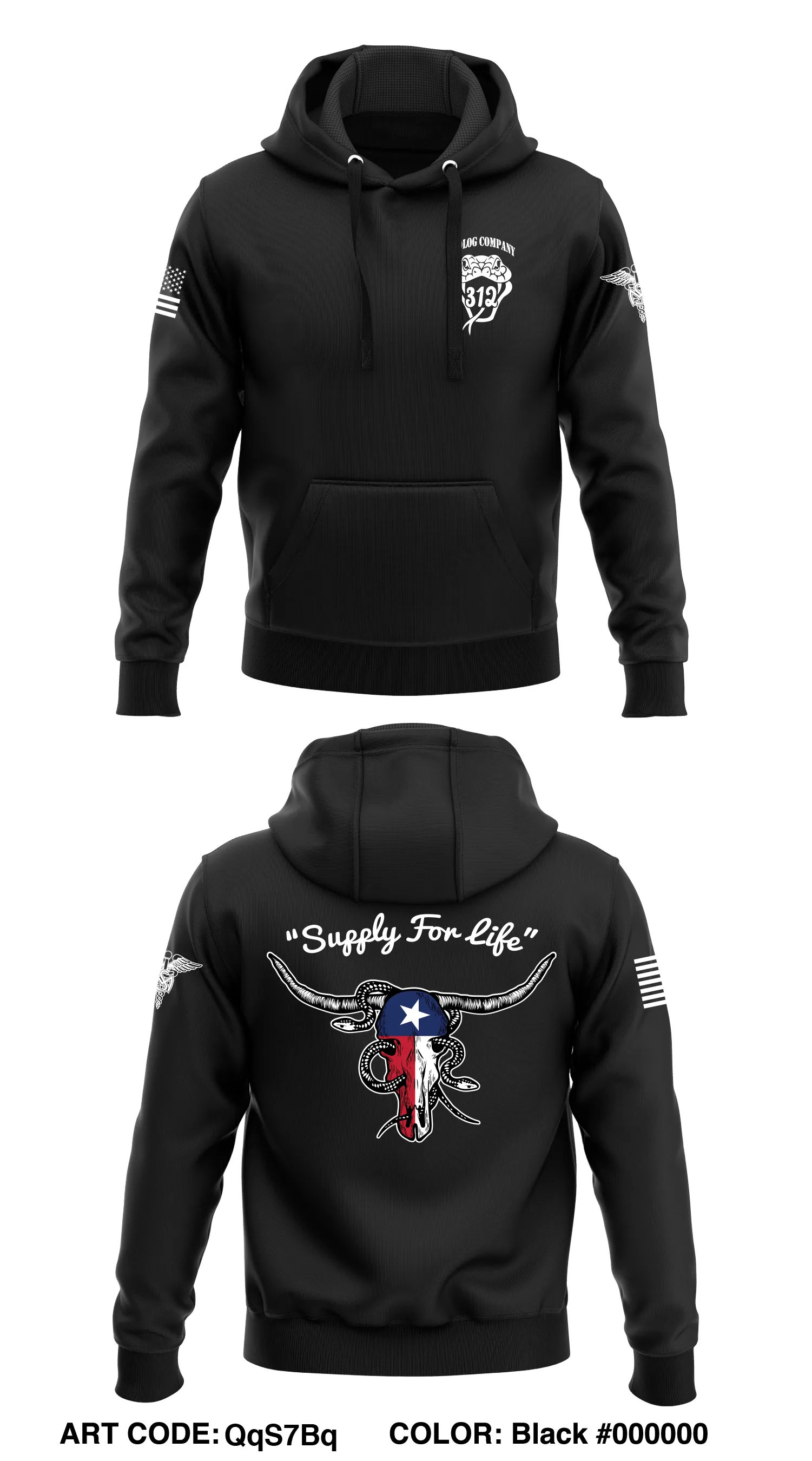312th MEDLOG Company Store 1  Core Men's Hooded Performance Sweatshirt - QqS7Bq