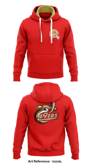 49ers Store 1  Core Men's Hooded Performance Sweatshirt - 7axuSL