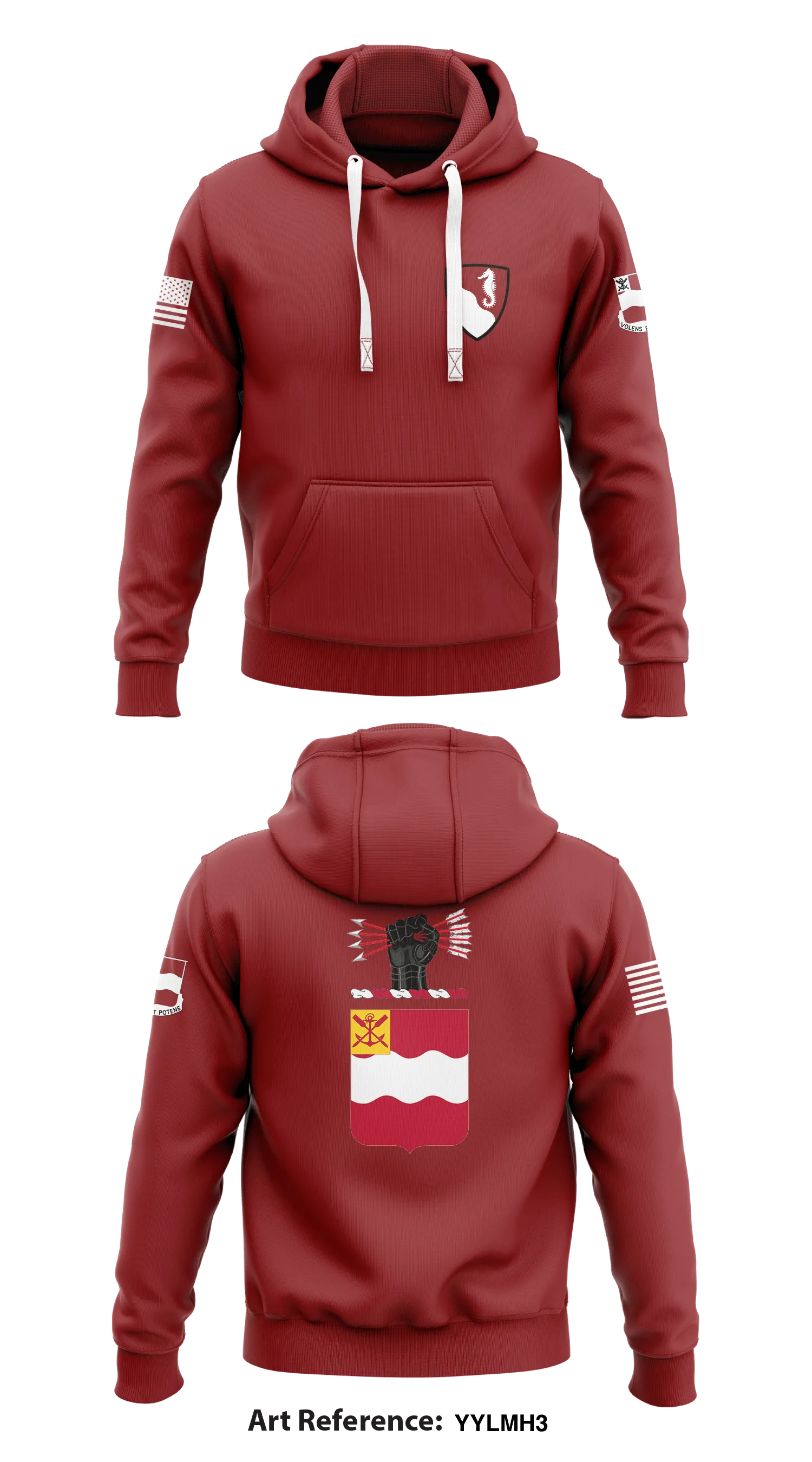 4th Engineer Battalion Store 2  Core Men's Hooded Performance Sweatshirt - yyLMH3
