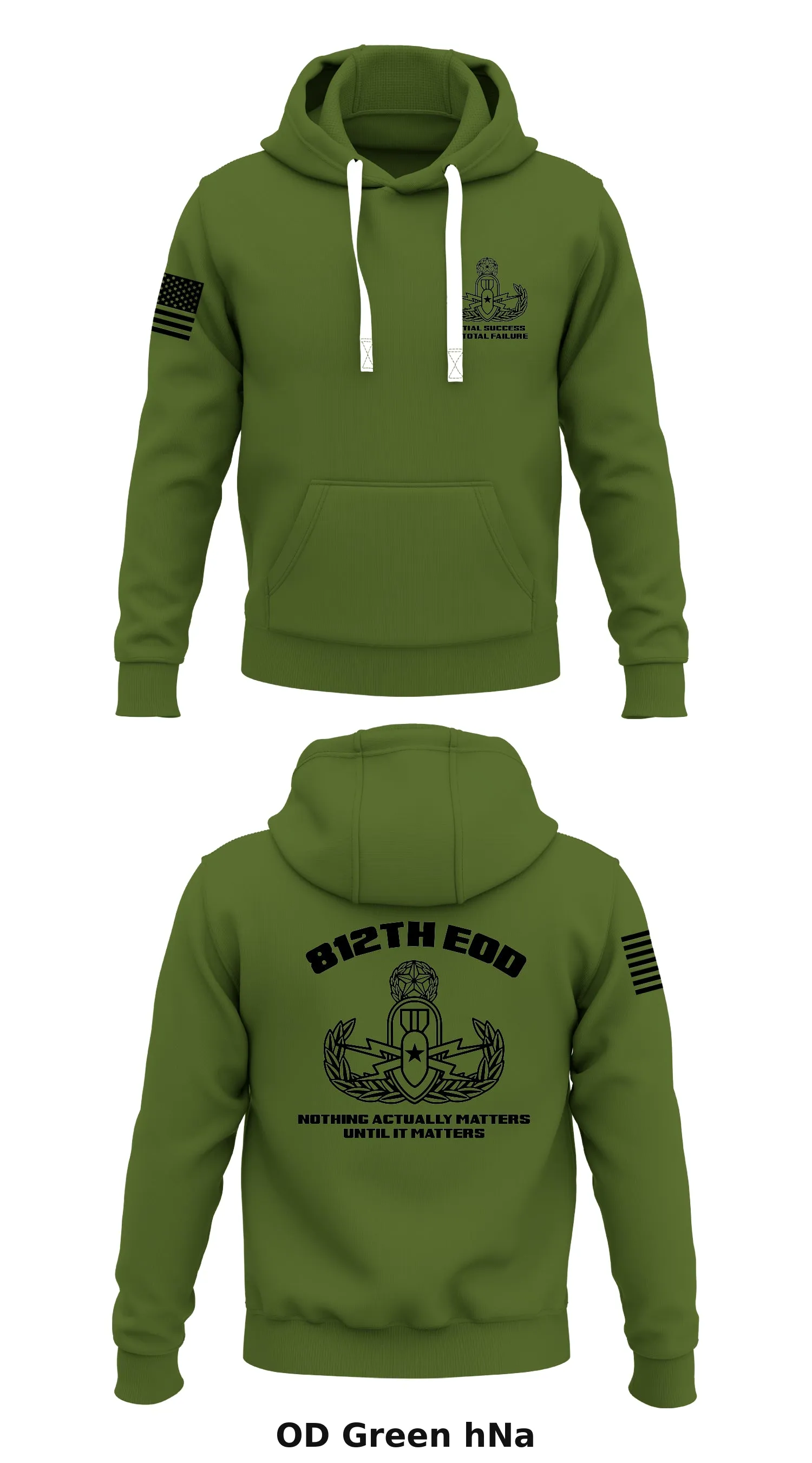 812th EOD Store 1  Core Men's Hooded Performance Sweatshirt - hNa