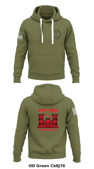 874th EUD Store 1  Core Men's Hooded Performance Sweatshirt - Cb8J76