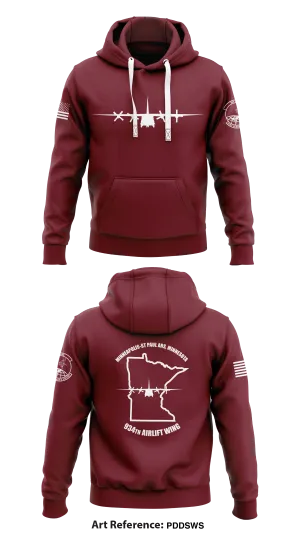 934th AES  Core Men's Hooded Performance Sweatshirt - PddsWS