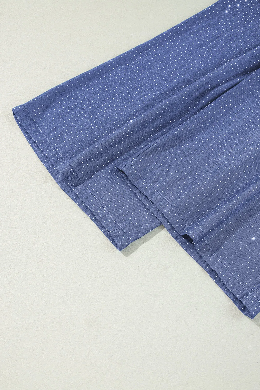 Ashleigh Blue Rhinestone Wide Leg Denim Pants