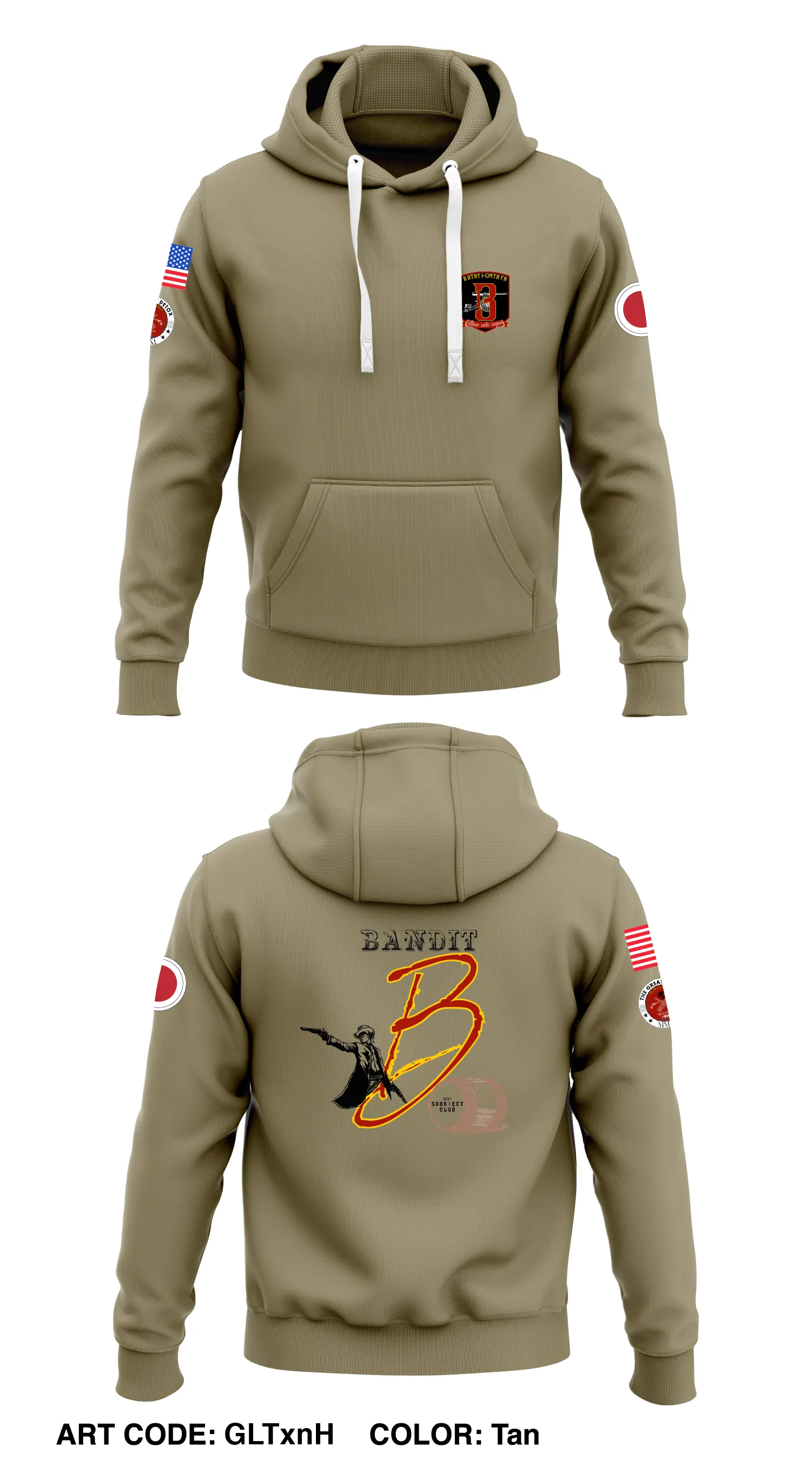 B134 JRTC Store 1  Core Men's Hooded Performance Sweatshirt - GLTxnH