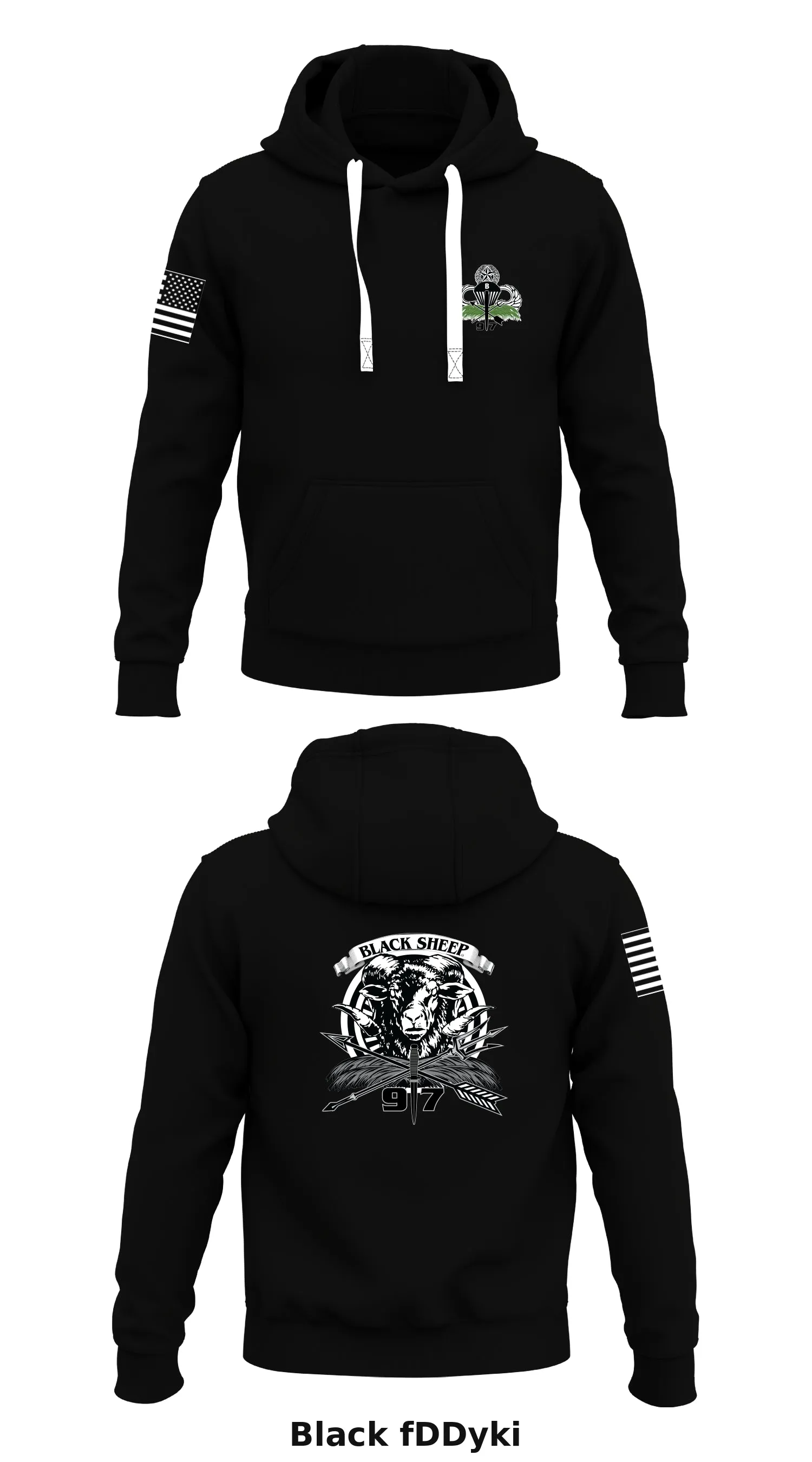 B/97th Civil Affairs Battalion Store 1  Core Men's Hooded Performance Sweatshirt - fDDyki