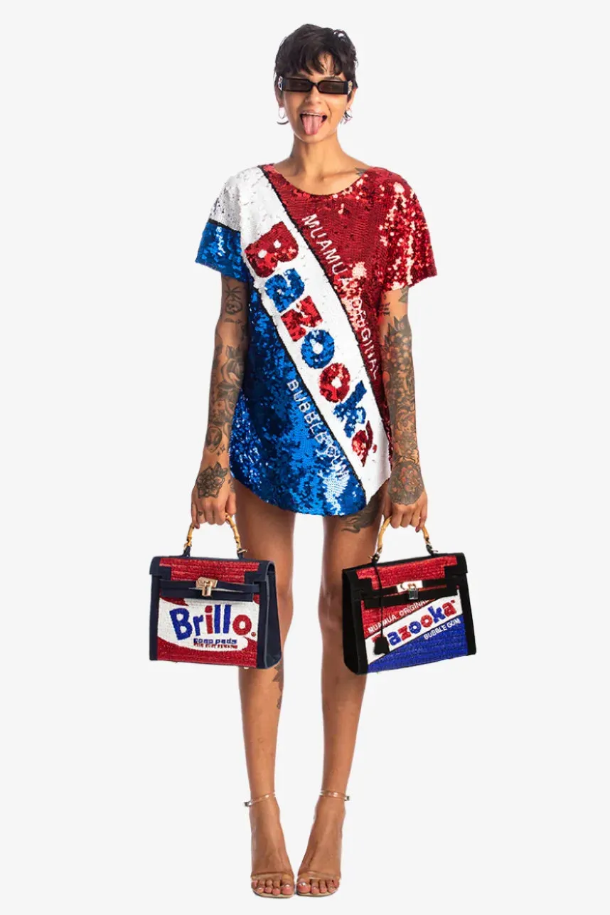 Bazooka Sequin Maxi Tee Dress