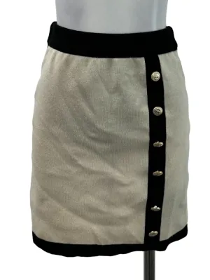 Beige Knitted Skirt