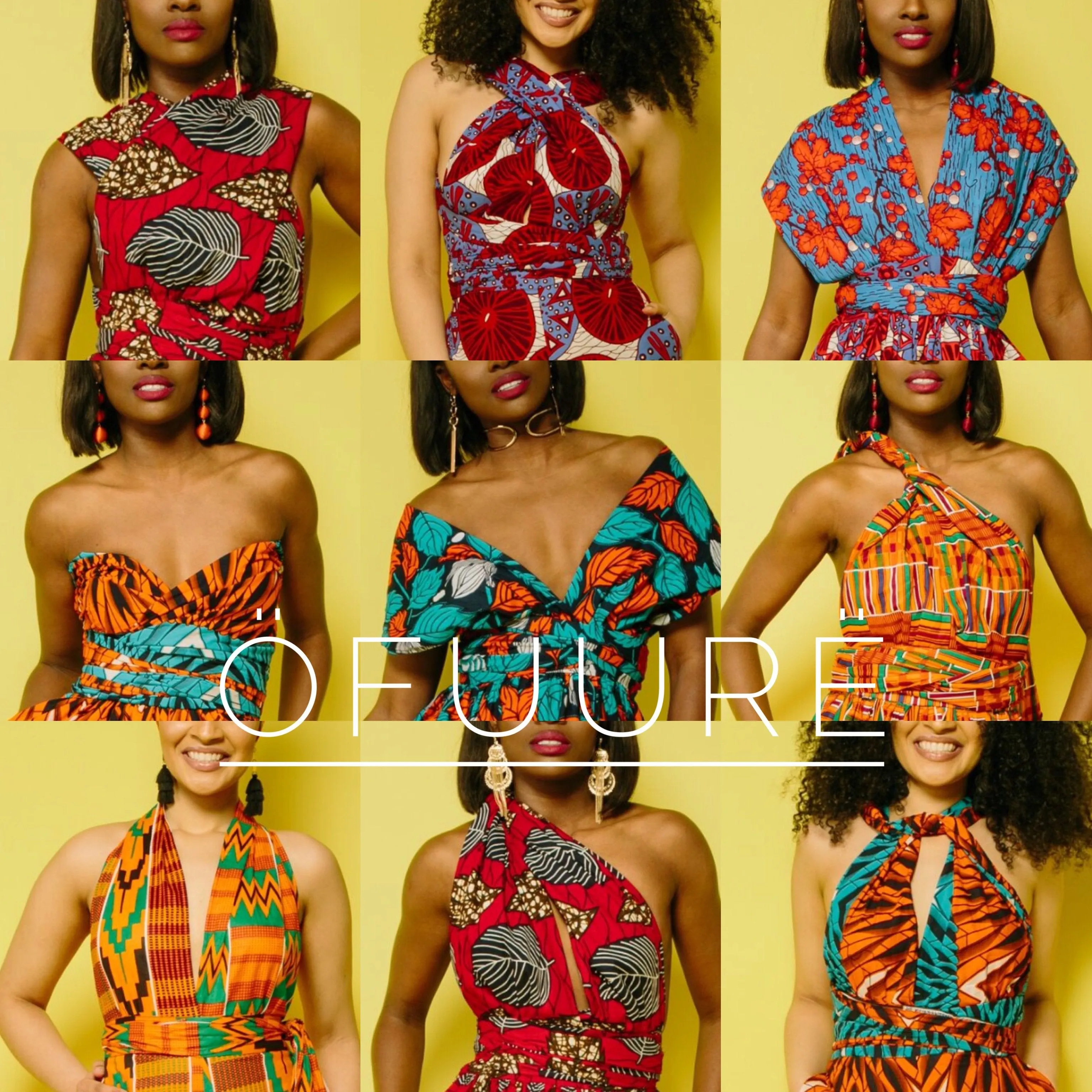 BELLA African print Maxi Infinity dress