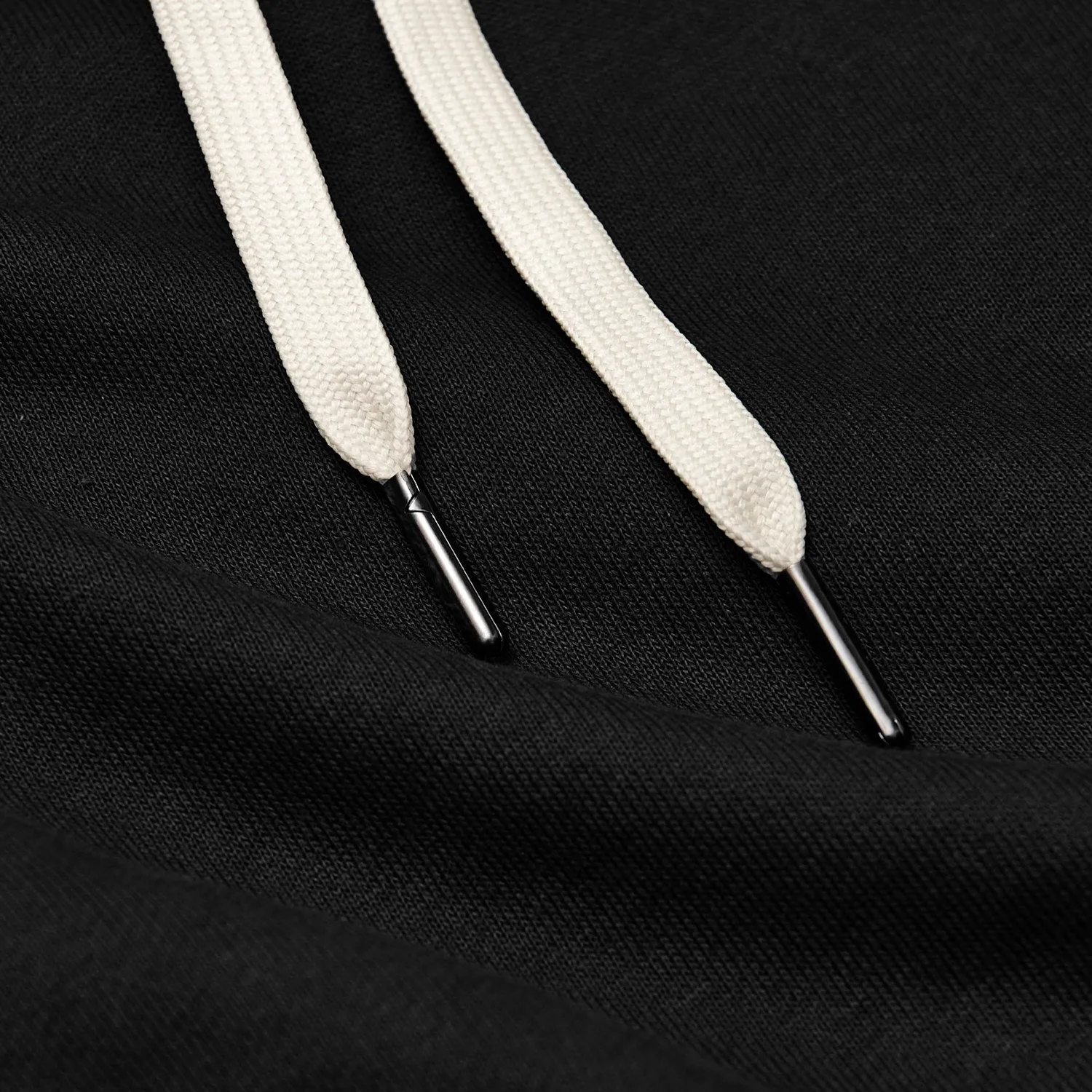 Black Fleece French Terry Pullover Hoodie