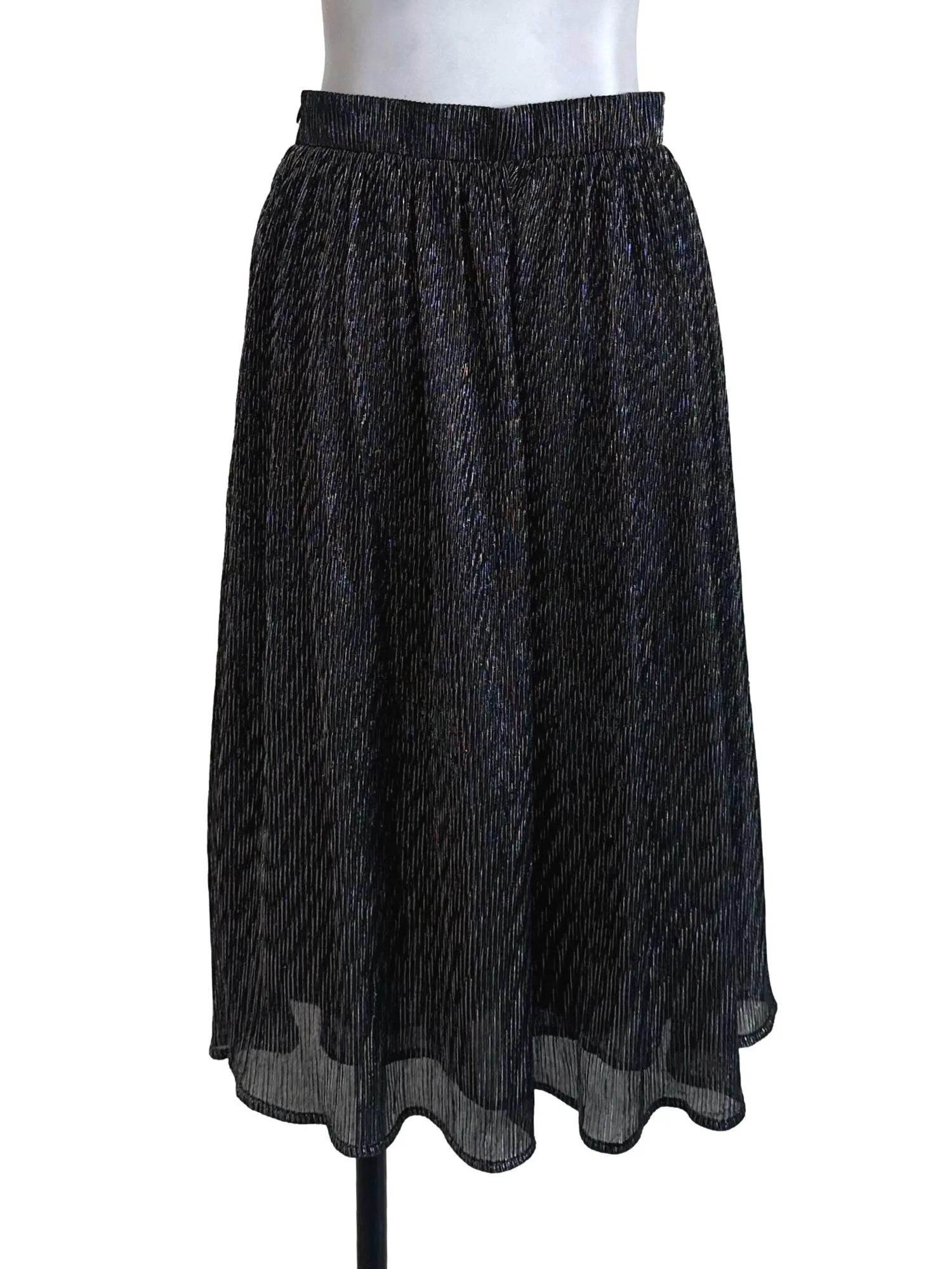 Black Glitter Skirt