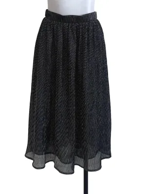 Black Glitter Skirt