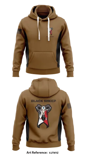 Black Sheep Store 1  Core Men's Hooded Performance Sweatshirt - VJTNYZ