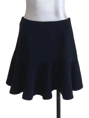 Black Textured Skirt LB