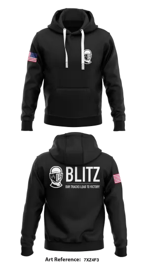Blitz Company  Core Men's Hooded Performance Sweatshirt - 7xZ4F3