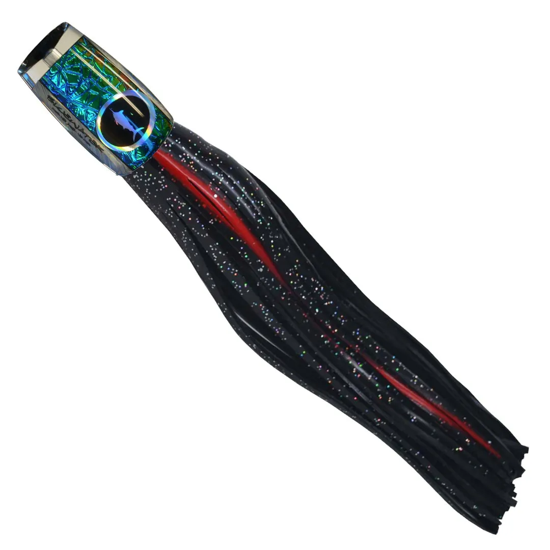 Bluewater Trolling Skirt 10" POP Black Red