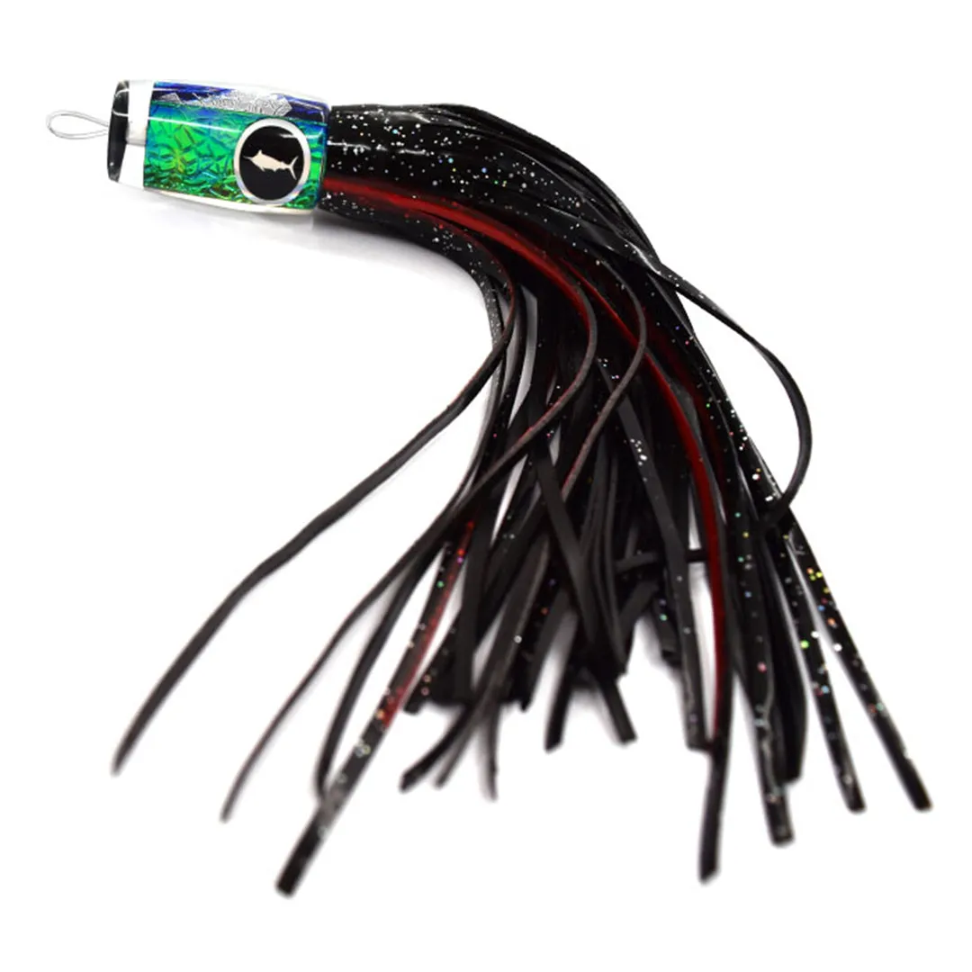 Bluewater Trolling Skirt 10" POP Black Red