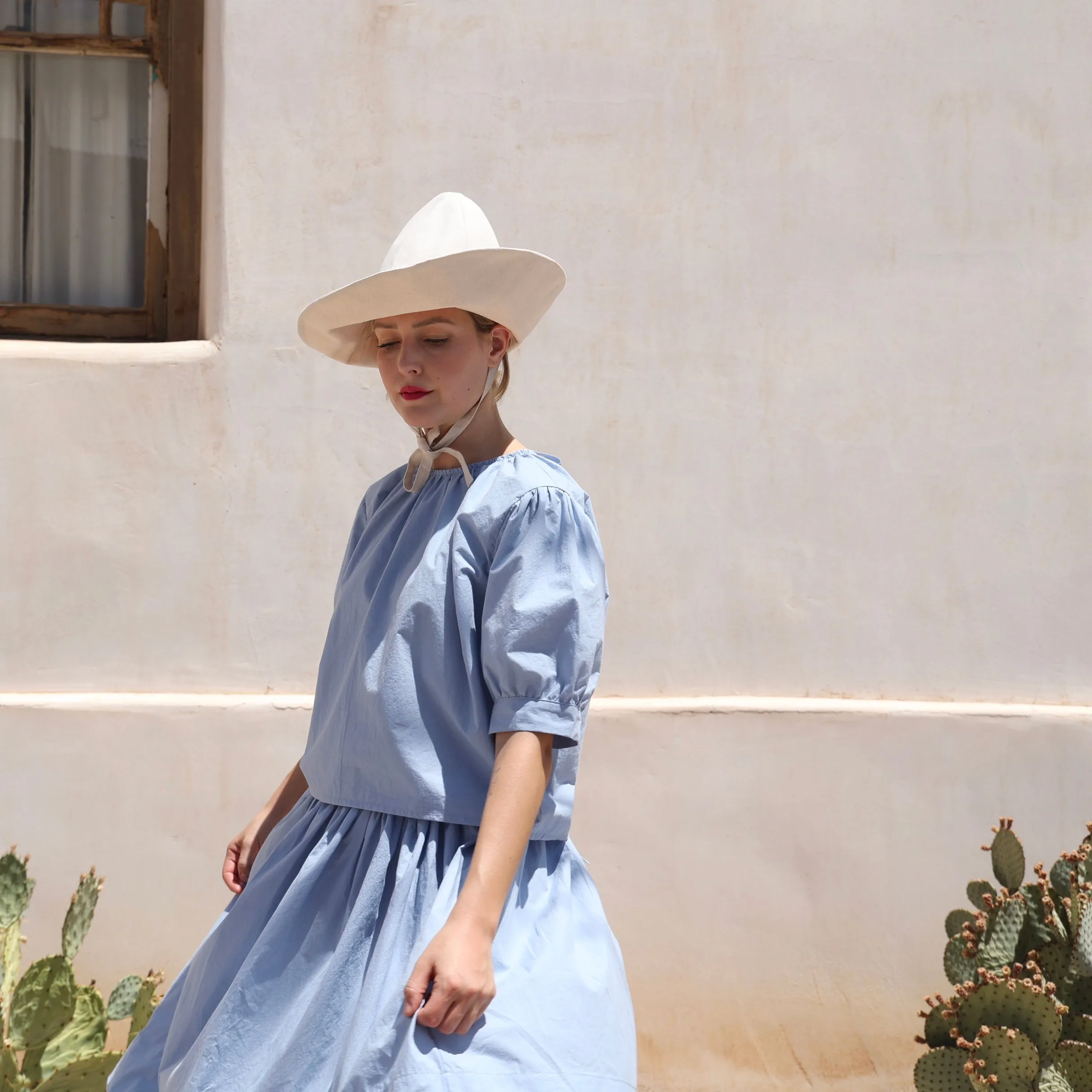 Bon Puff Shirt - Sky Blue