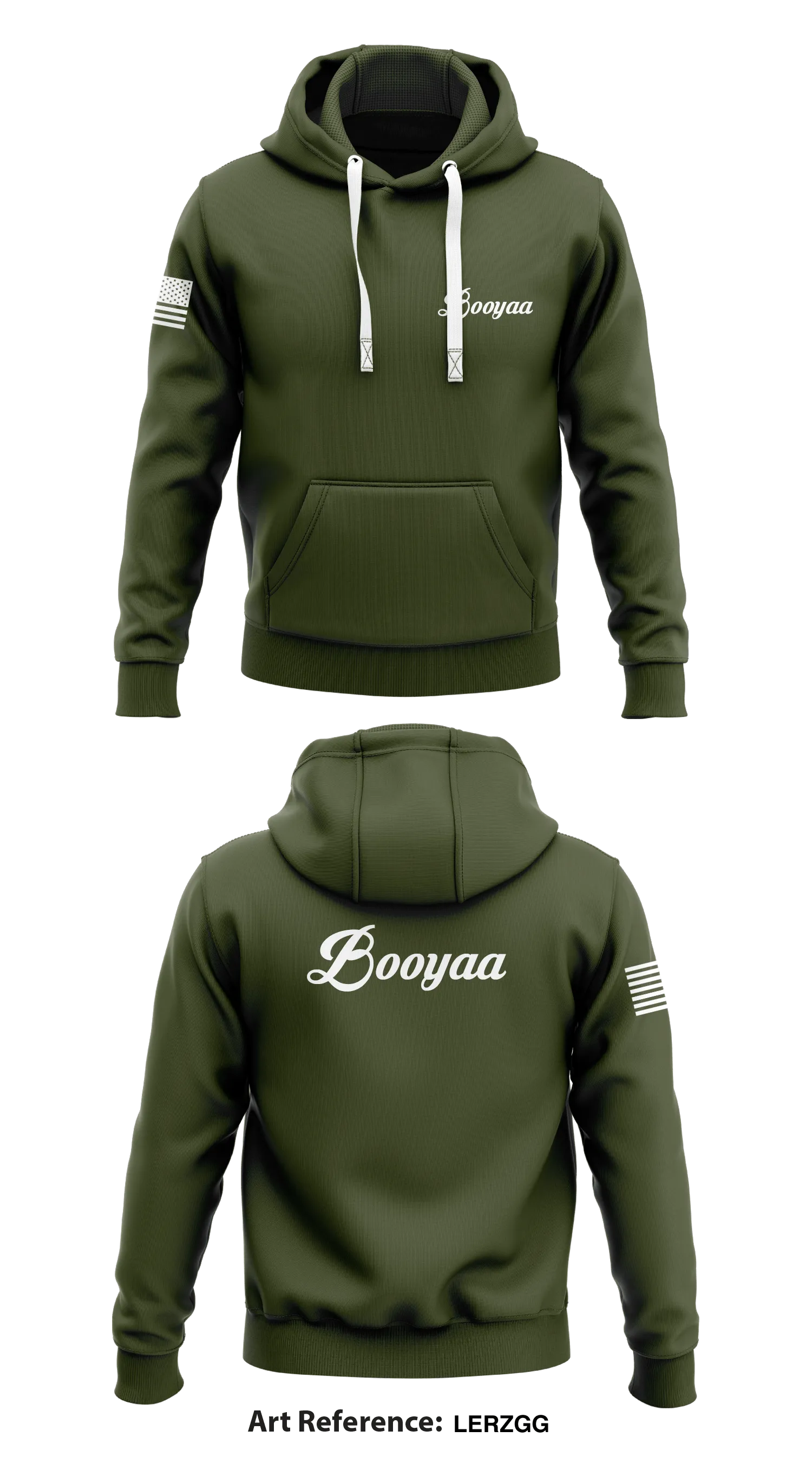 Booyaa Store 1  Core Men's Hooded Performance Sweatshirt - LeRzGG