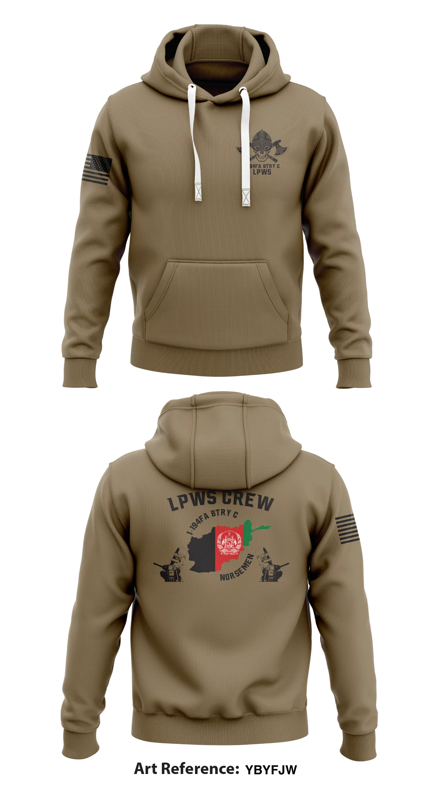 C BTRY 1-194FA NORSEMEN Store 1  Core Men's Hooded Performance Sweatshirt - YBYfjw