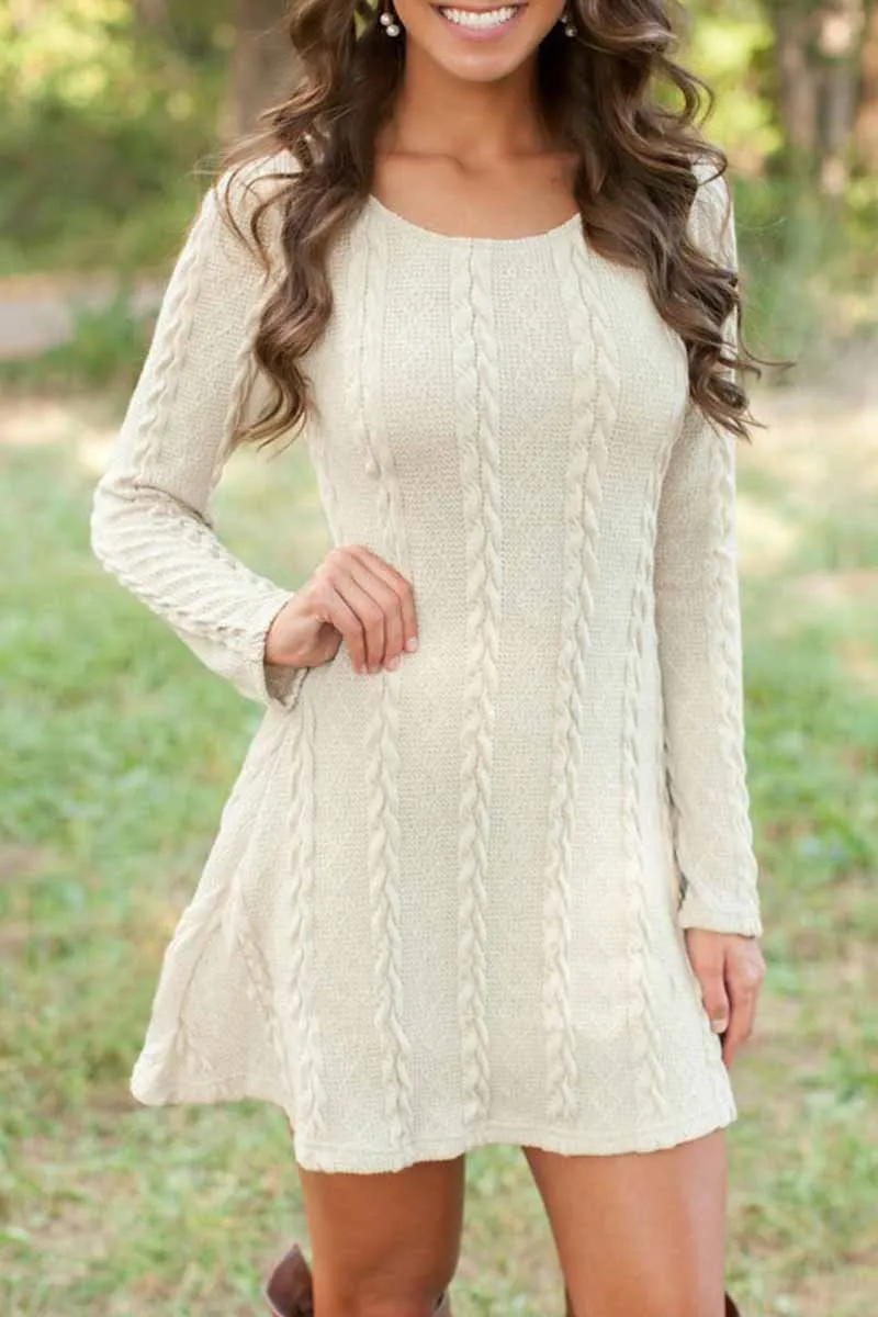 Chicindress Solid Color Mini Dress