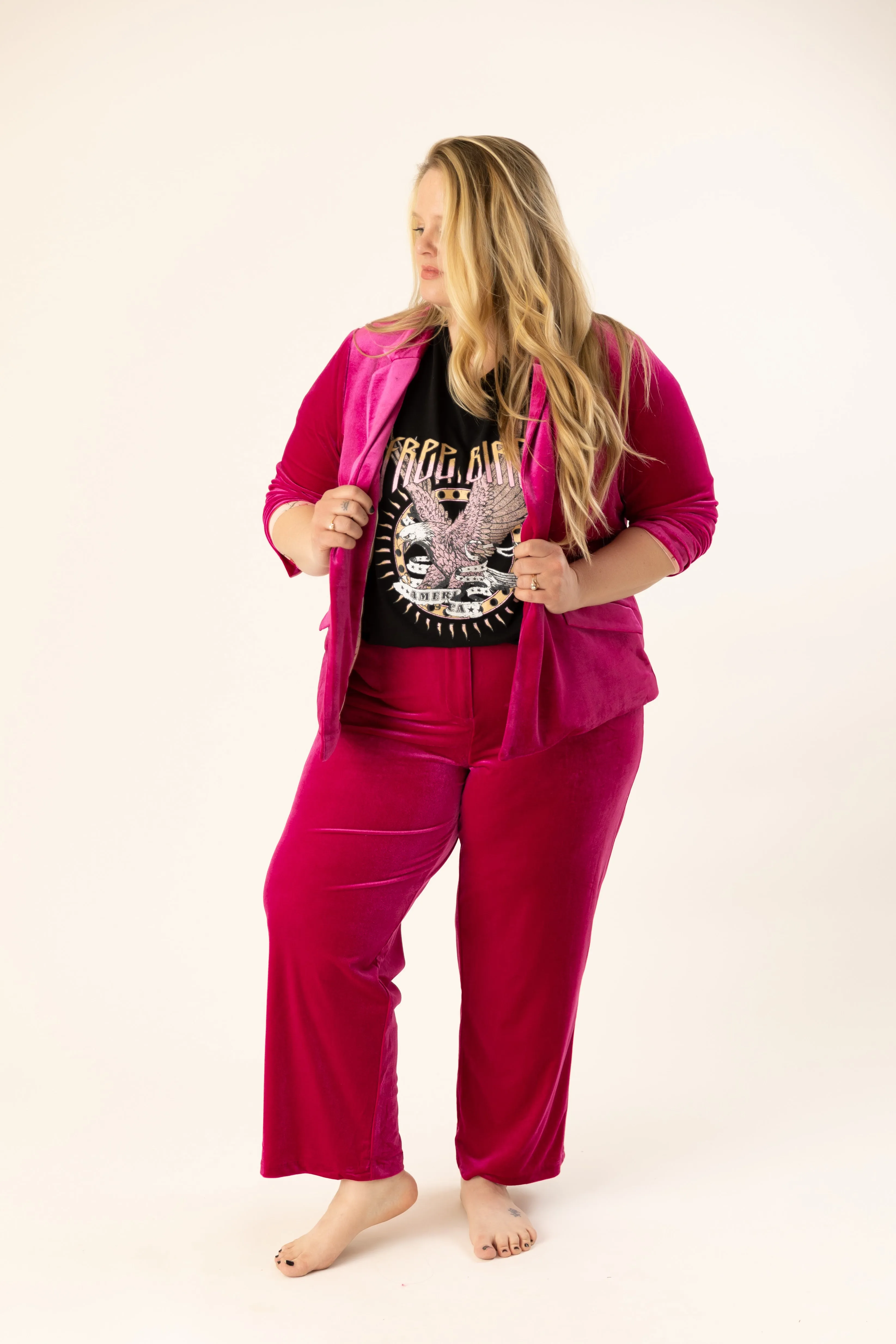 Cindy Velvet Pant Curvy