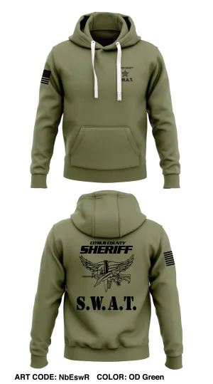 Citrus County SWAT Store 1  Core Men's Hooded Performance Sweatshirt - NbEswR