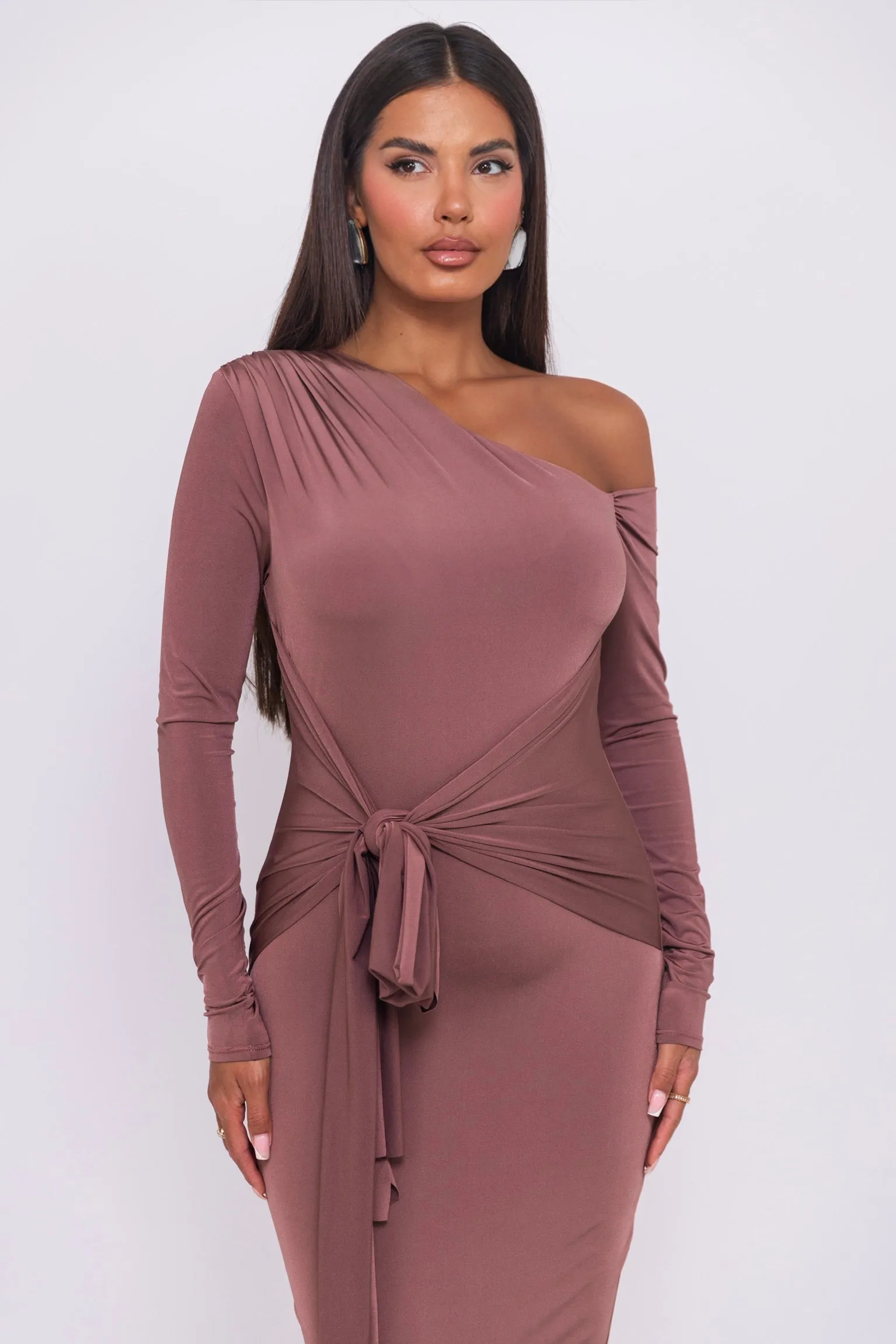 Claira Café Dress