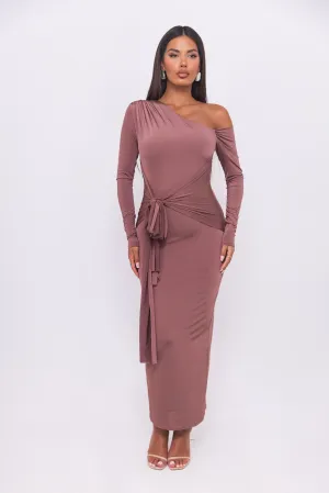 Claira Café Dress