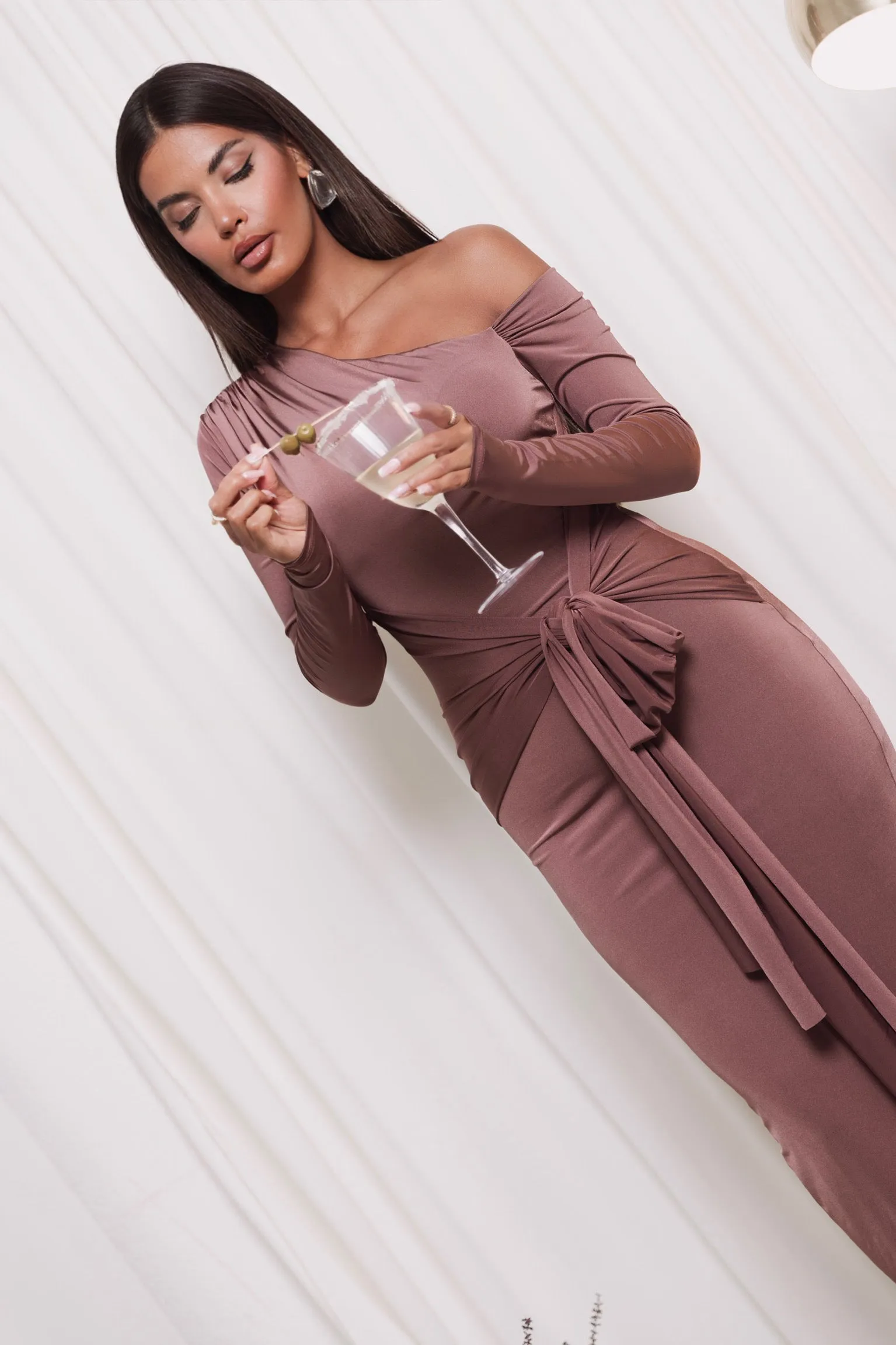 Claira Café Dress