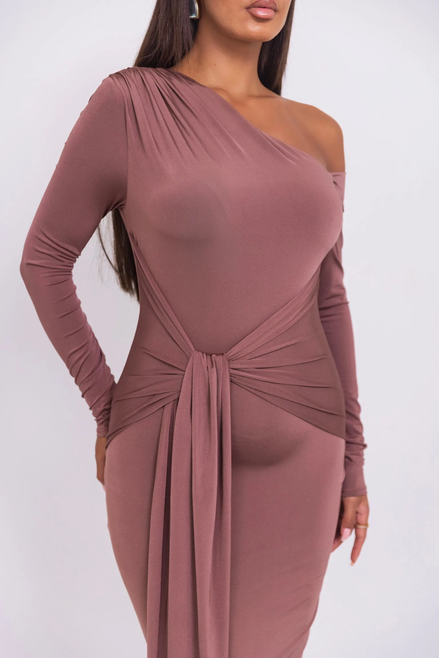Claira Café Dress