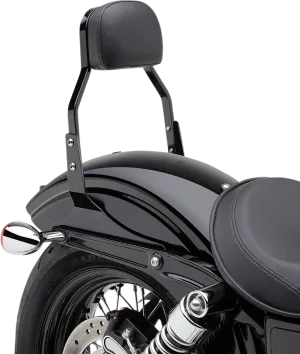 Cobra 602-1102B Mini Square Sissy Bar - Black Powder-Coated