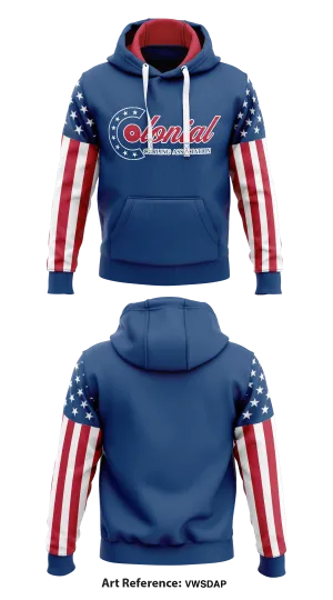 Colonial Curling Association Store 1  Core Men's Hooded Performance Sweatshirt - VwSDAP