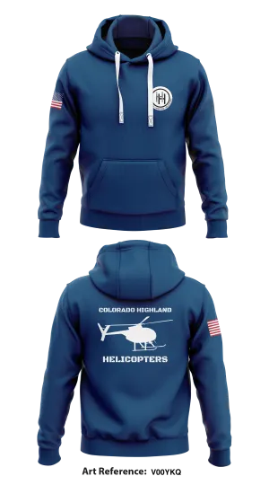 Colorado Highland Helicopters Store 1  Core Men's Hooded Performance Sweatshirt - v00Ykq