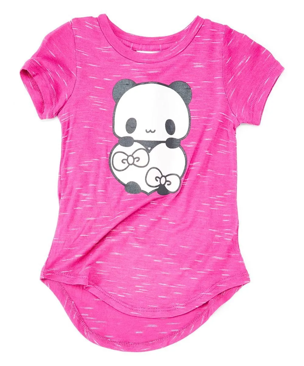 Copy of Panda Heart Girls Blouse Fuchsia