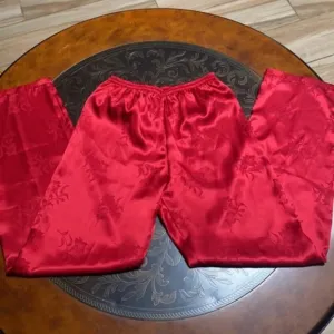 COPY - Red Vintage Sleepwear Pants Size M