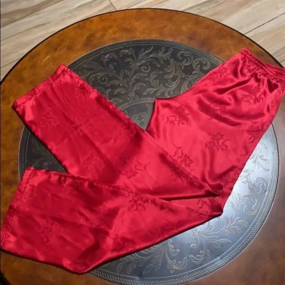 COPY - Red Vintage Sleepwear Pants Size M