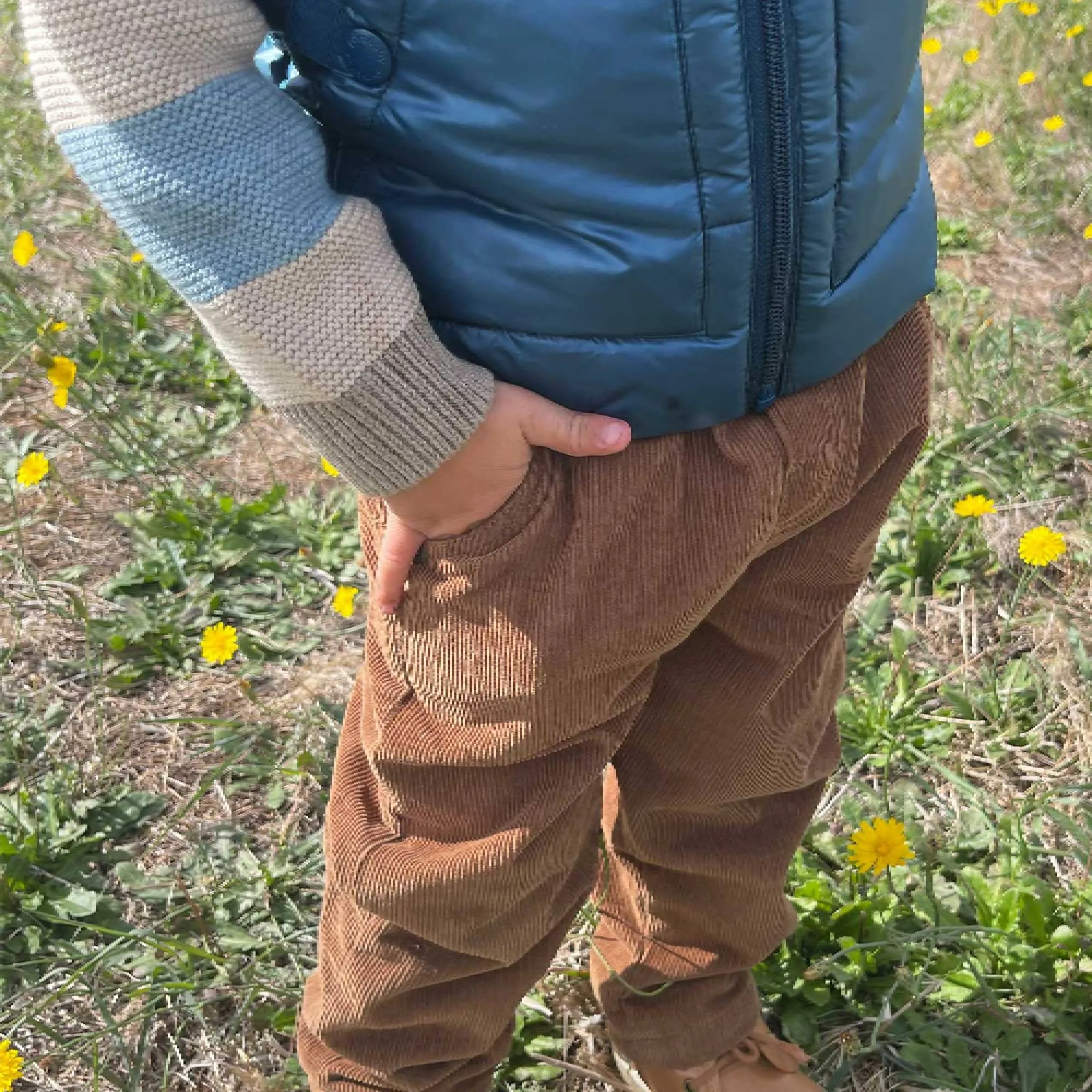 Cord Lined Pants aus 100% GOTS Bio-Baumwolle