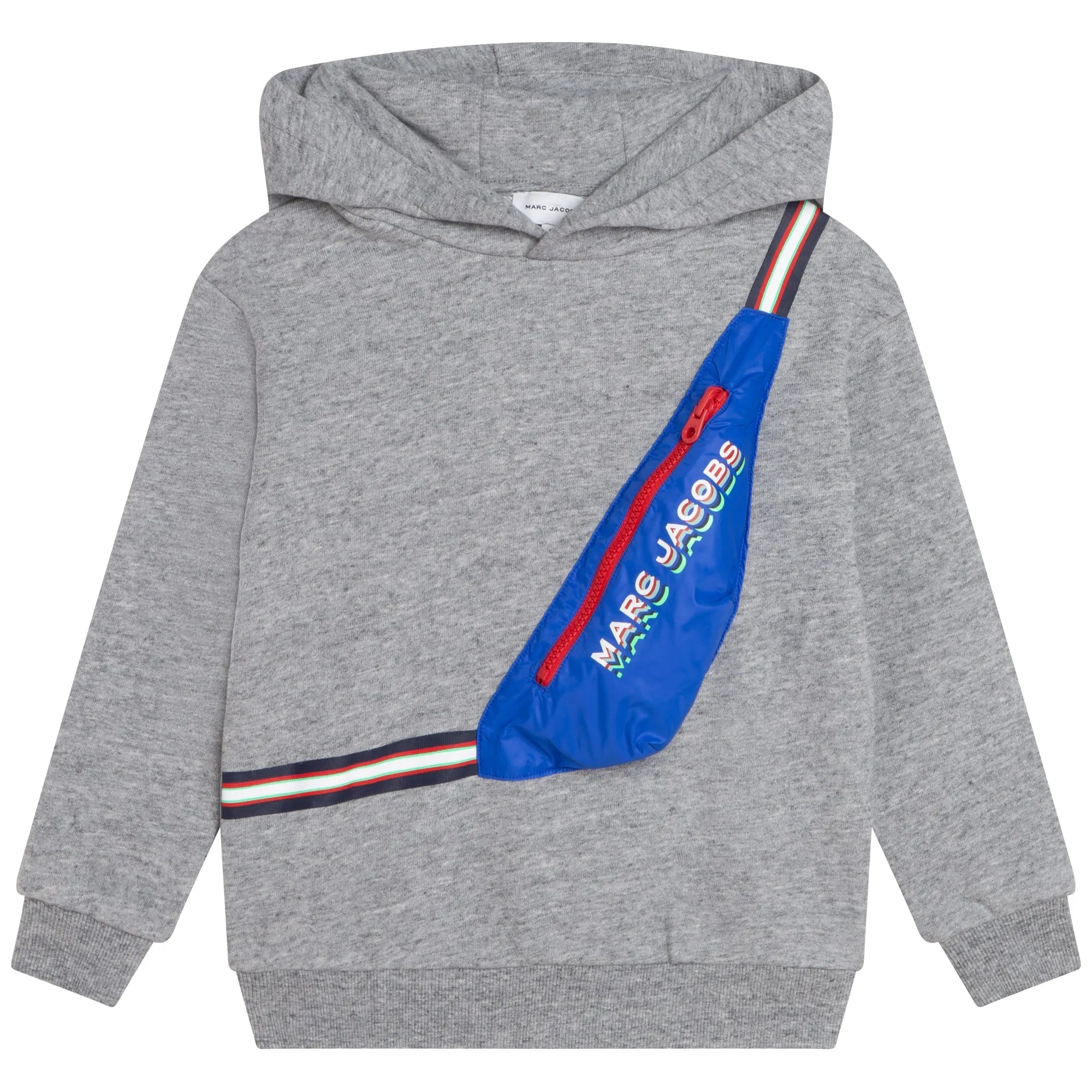 Cotton Hooded Sweatshirt - Chine Grey