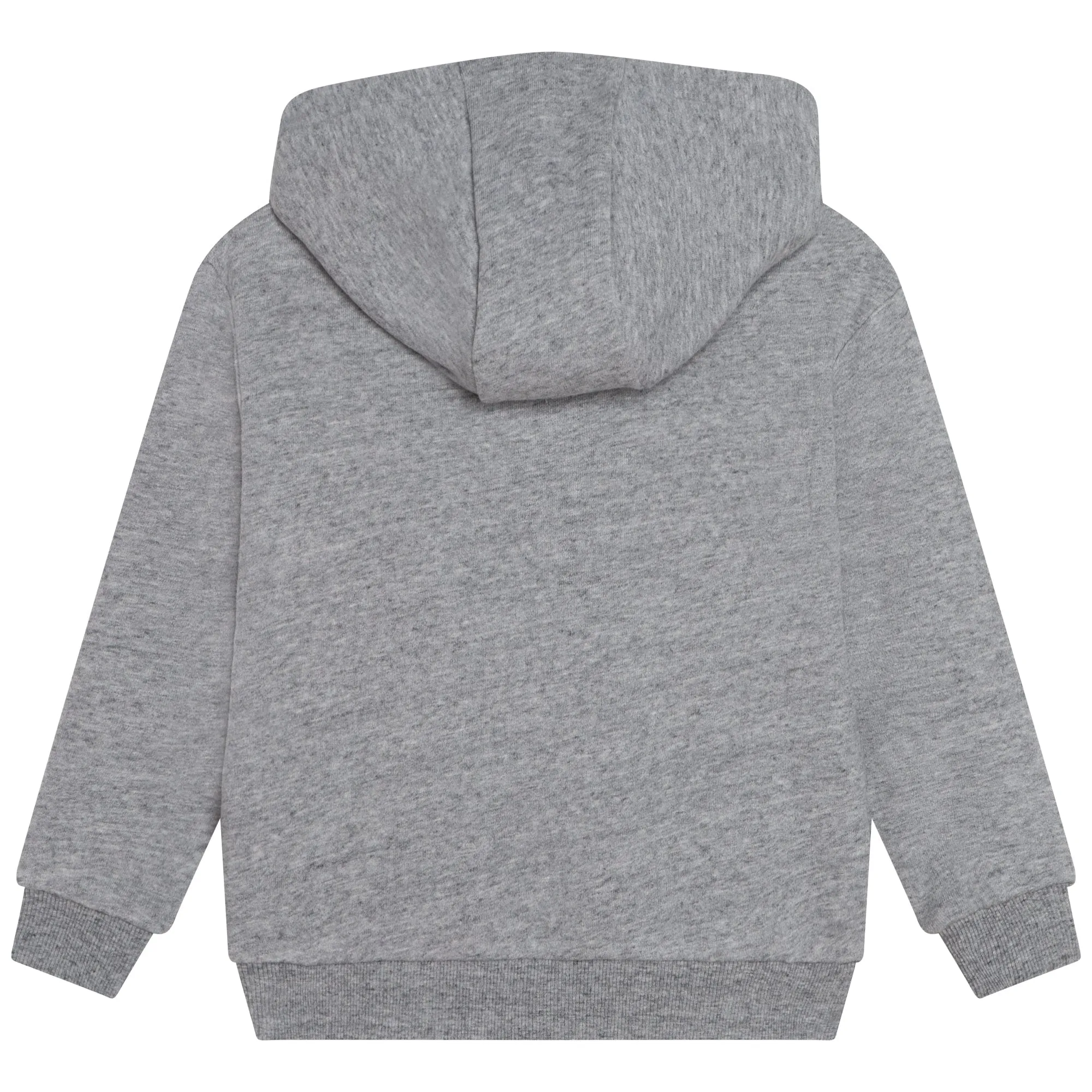 Cotton Hooded Sweatshirt - Chine Grey