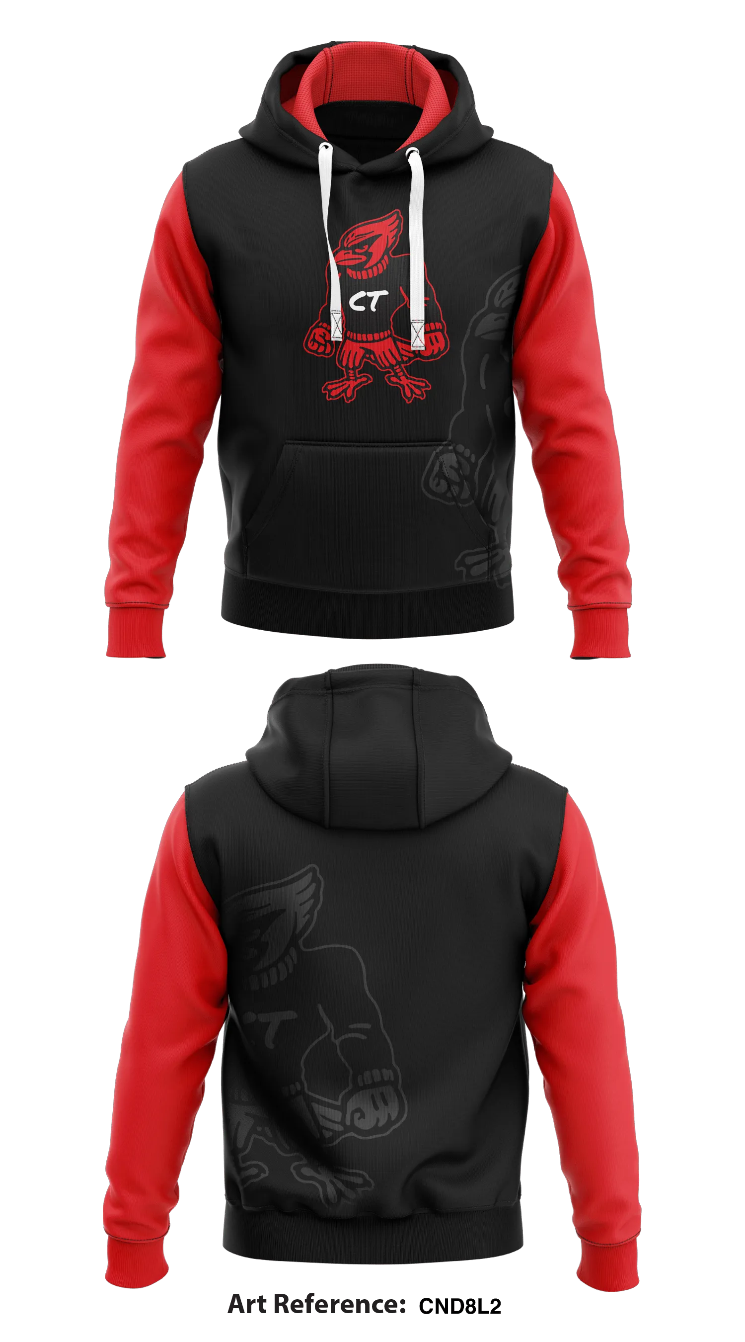 CT Cardinals Store 1  Core Men's Hooded Performance Sweatshirt - cND8L2